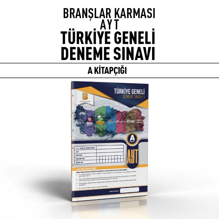 BRANŞLAR KRM YKS AYT TÜRKİYE GENELİ SNV 1-A -24-25